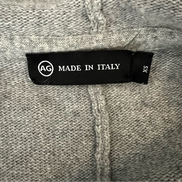 Ag Adriano Goldschmied Gray Wool / Cashmere Waterfall Cardigan Sweater - Size XS - Picture 10 of 12